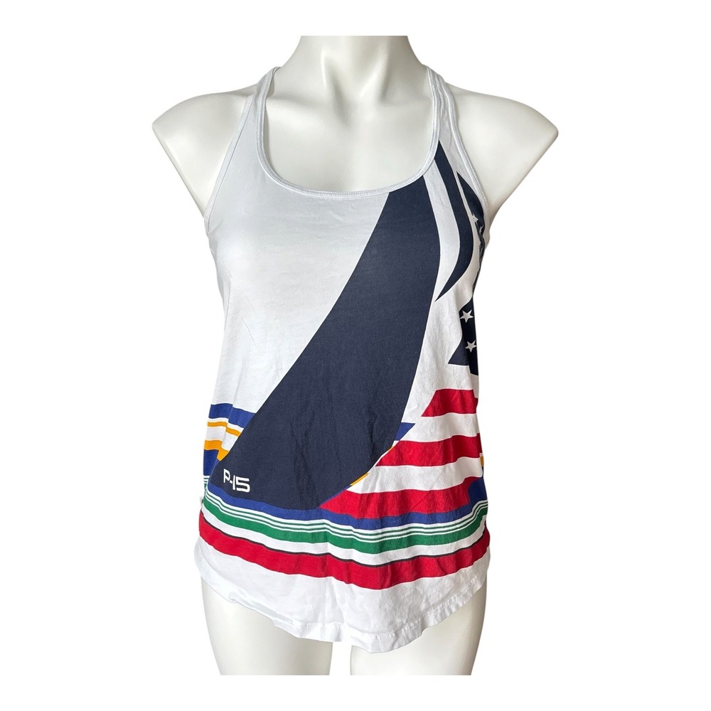 Polo Ralph Lauren P-15 Sailing Team Racerback Tank Top Women's Size Small
